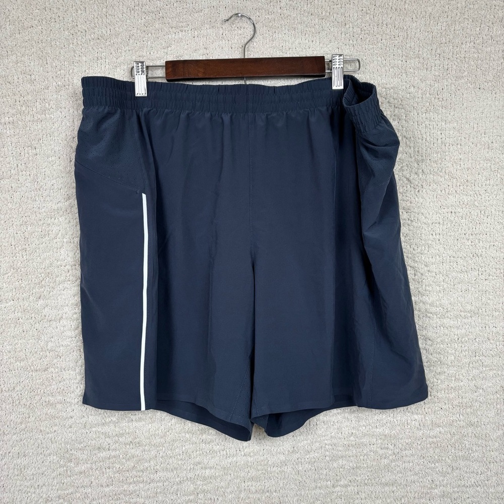 VRST Shorts‎ Mens XXL Blue 7" Accelerate Run Shorts with Liner Gym Athleisure